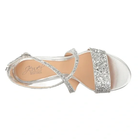 Jewel
BADGLEY MISCHKA
Cook Metallic Glitter Heels Formal Shoes size 7.5  7 1/2 - Picture 5 of 12